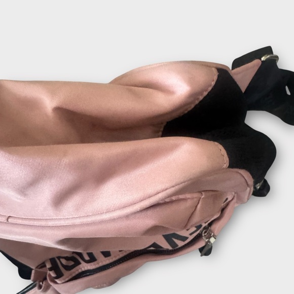 Steve Madden pink and black mini book bag purse with coin purse - Picture 6 of 9